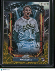 Nick Kurtz 2025 Topps Chrome #ET-26 Gold RayWave /50