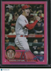 Shohei Ohtani 2023 Topps Chrome #17 Pink Refractor