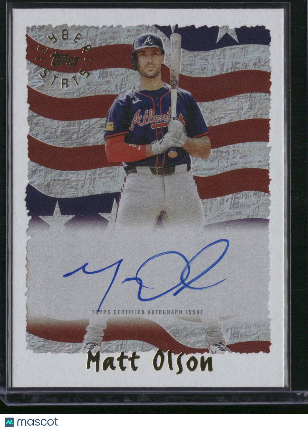 Matt Olson 2025 Topps Archives Cyberstats #95CA-MO /