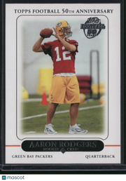 Aaron Rodgers 2010 Topps Football 50th Anniversary #431