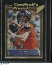 Bo Nix 2025 Topps Football's Finest #92-13 /92