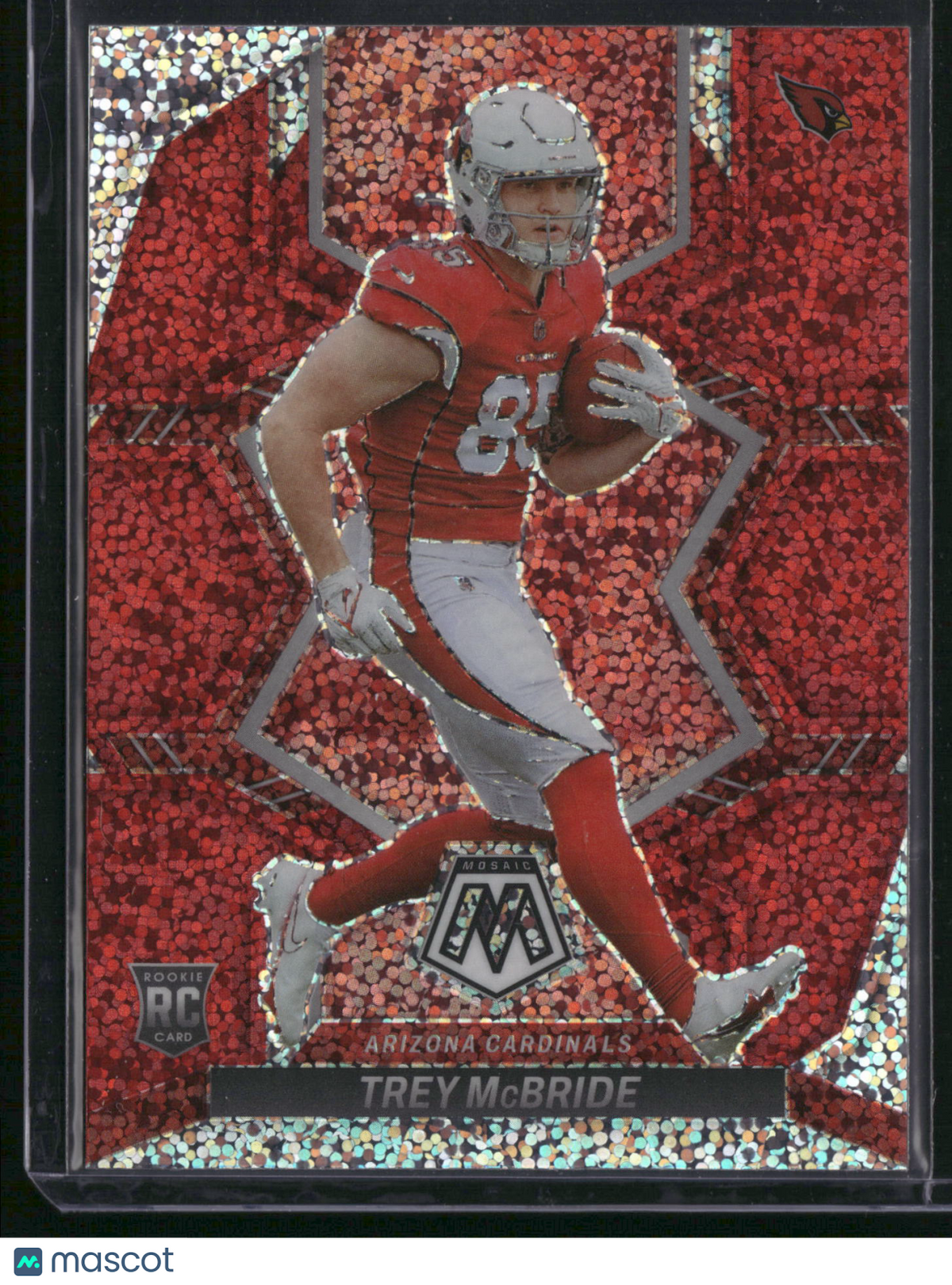Trey McBride 2022 Panini Mosaic Prizm #331 Red Sparkle RC