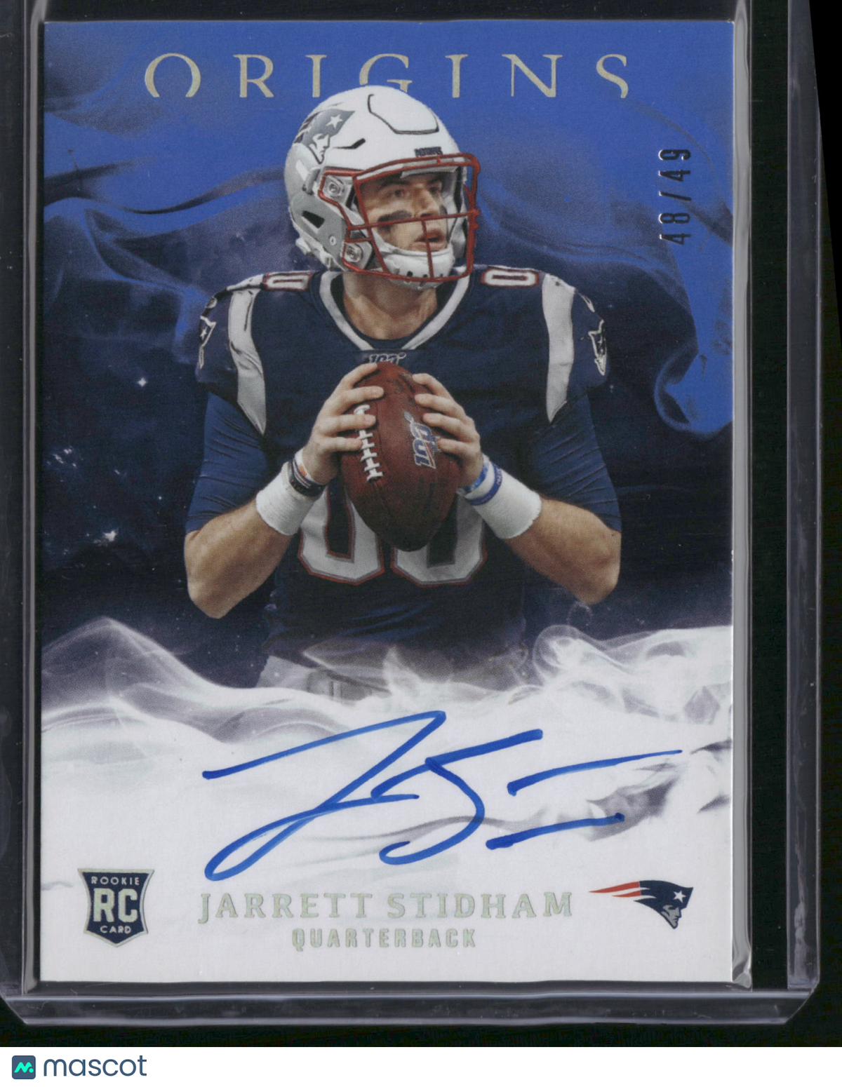 Jarrett Stidham 2019 Panini Origins #RA-JS /49 RC