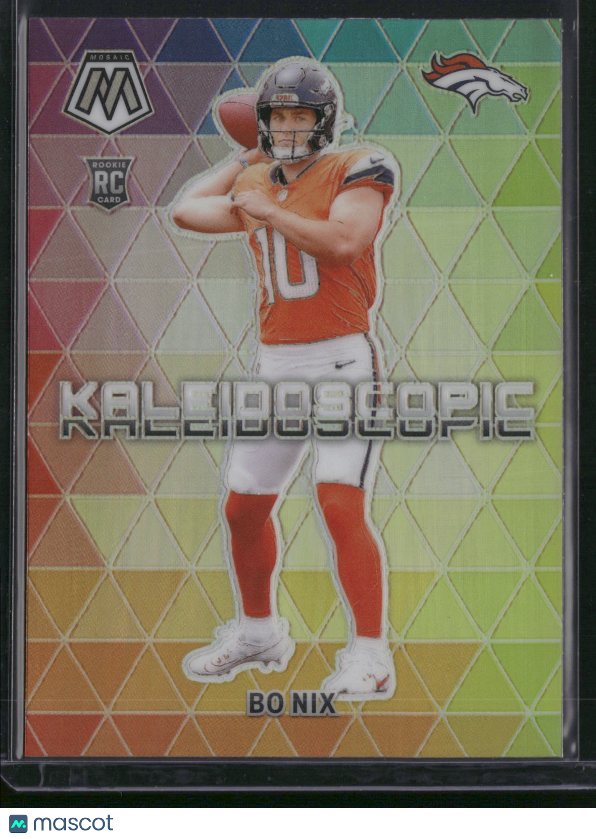 Bo Nix 2024 Panini Mosaic Prizm Kaleidoscopic #19