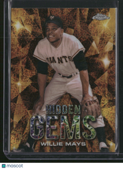 Willie Mays 2024 Topps Chrome Hidden Gems #HG44