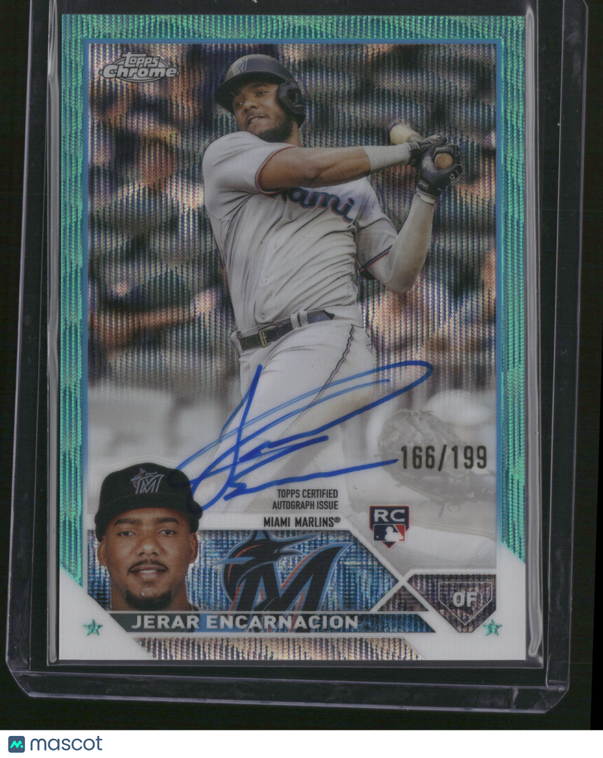 Jerar Encarnacion 2023 Topps Chrome #RA-JE Aqua Wave Refractor /199 RC