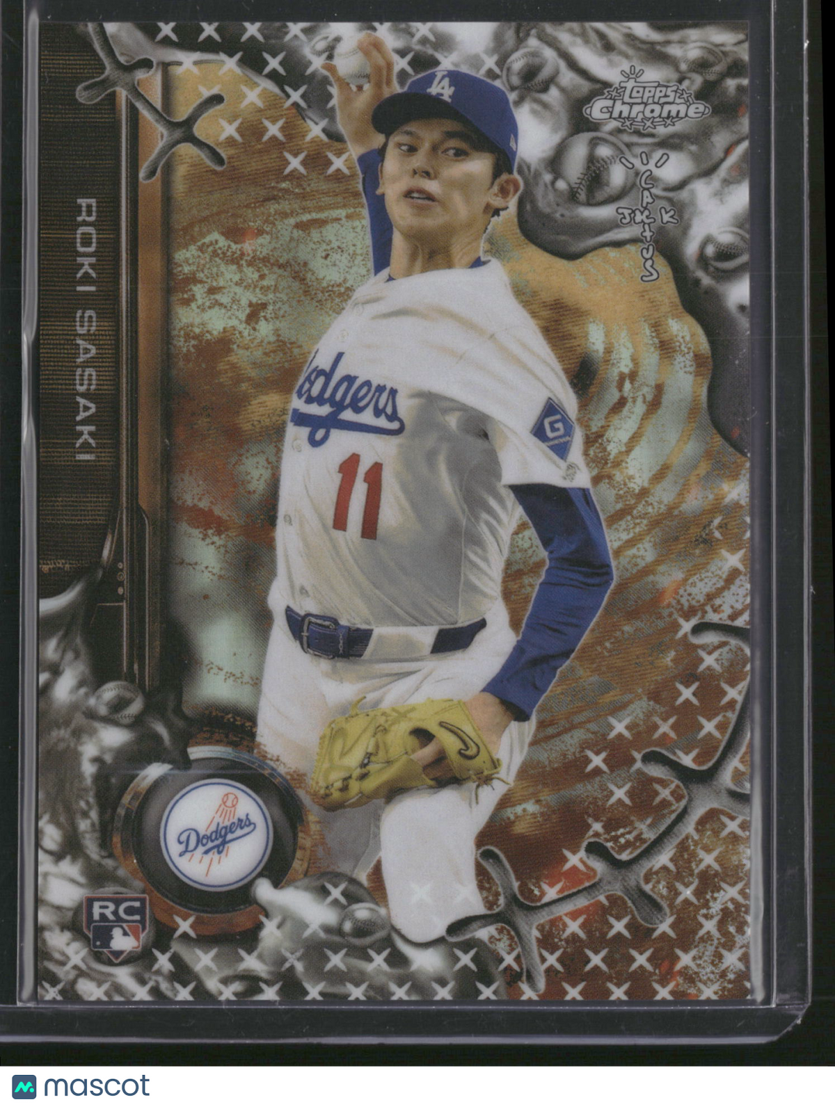 Roki Sasaki 2025 Topps Chrome Cactus Jack #39 RC