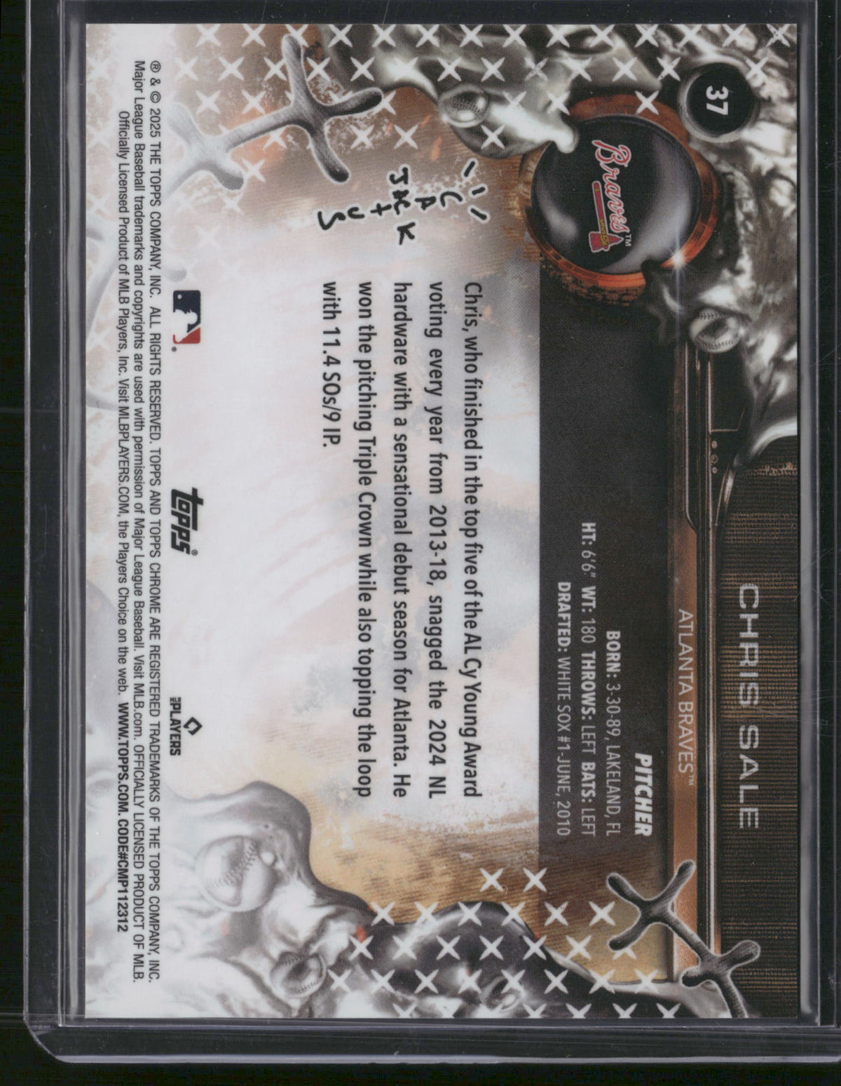 Chris Sale 2013 Topps Chrome Cactus Jack #37