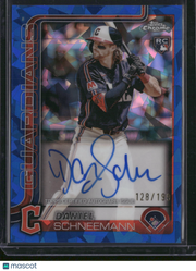 Daniel Schneemann 2025 Topps Chrome #USA-DS Blue Sapphire /199 RC