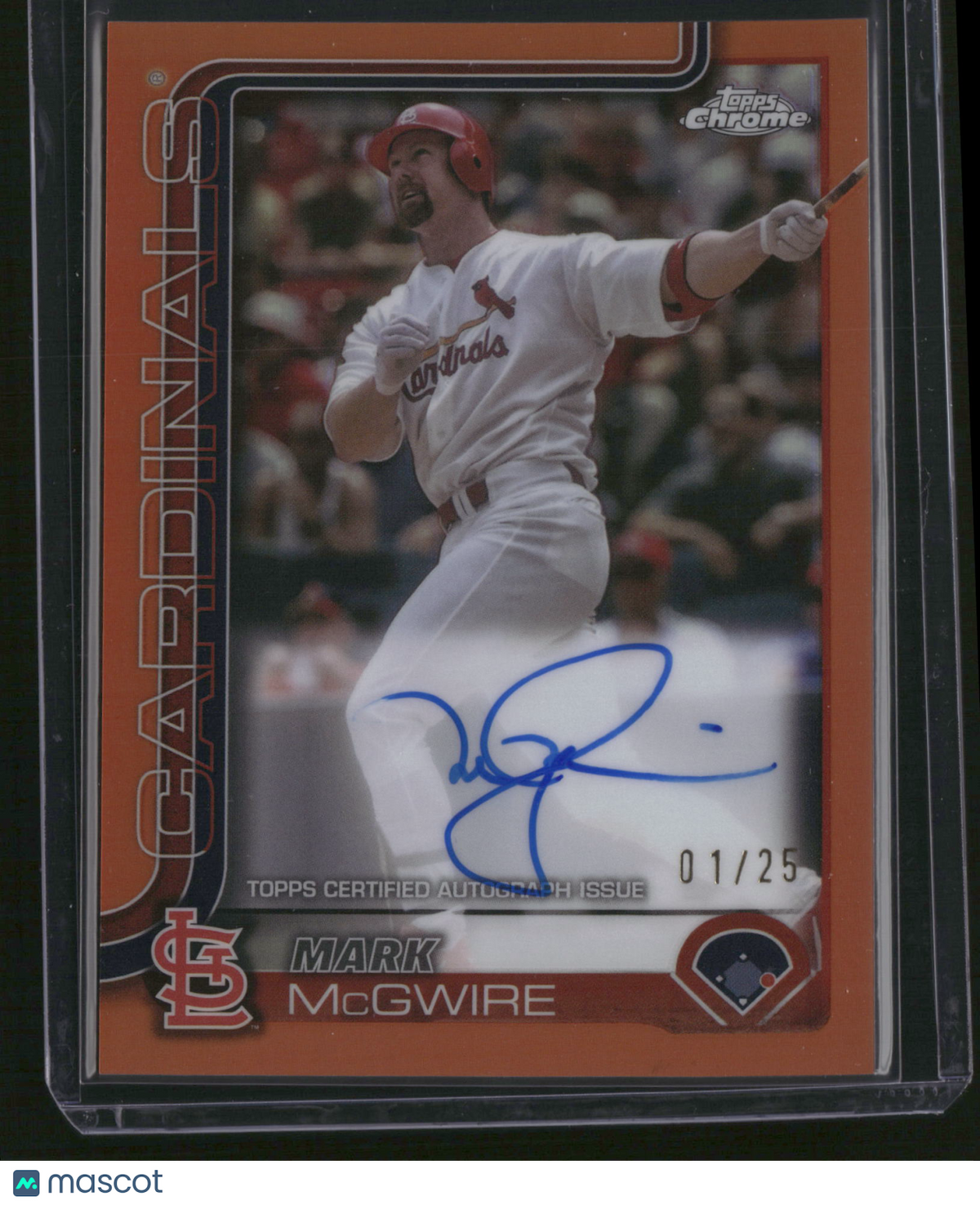 Mark McGwire 2025 Topps Chrome #CLA-MM Orange /25