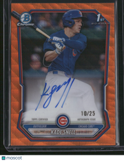 Kade Snell 2025 Bowman Chrome #CPA-KSN Orange Wave Refractor /25