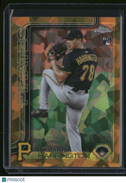 Thomas Harrington 2025 Topps Chrome Update Series #USC177 Orange Geometric /50