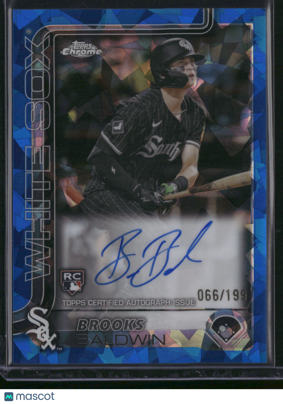 Brooks Baldwin 2025 Topps Chrome #RA-BB Blue Sapphire /199 RC