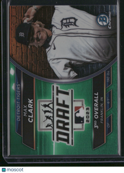 Max Clark 2023 Bowman Chrome Draft #BDN-8 Green Refractor