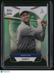 Jimmie Foxx 2025 Topps 3x MVP Club #35 Green /99