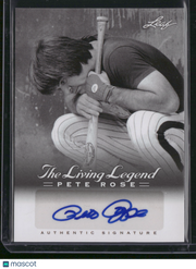 Pete Rose 2012 Leaf The Living Legend #AU-4 Authentic Signature