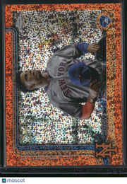 Juan Soto 2025 Topps Chrome #200 Orange Speckle Refractor