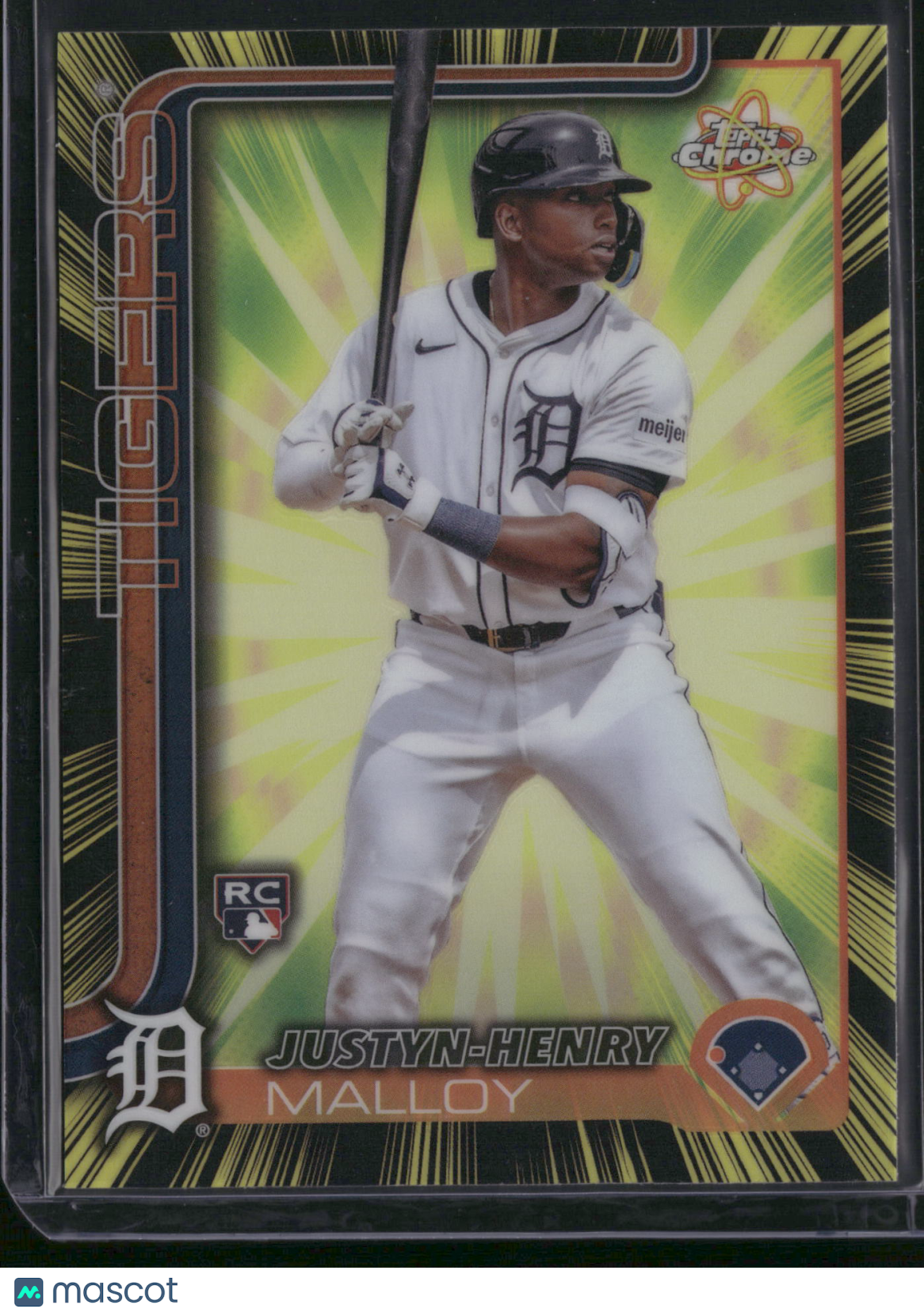 Justyn-Henry Malloy 2025 Topps Chrome Radiating Rookies #RR-13 RC