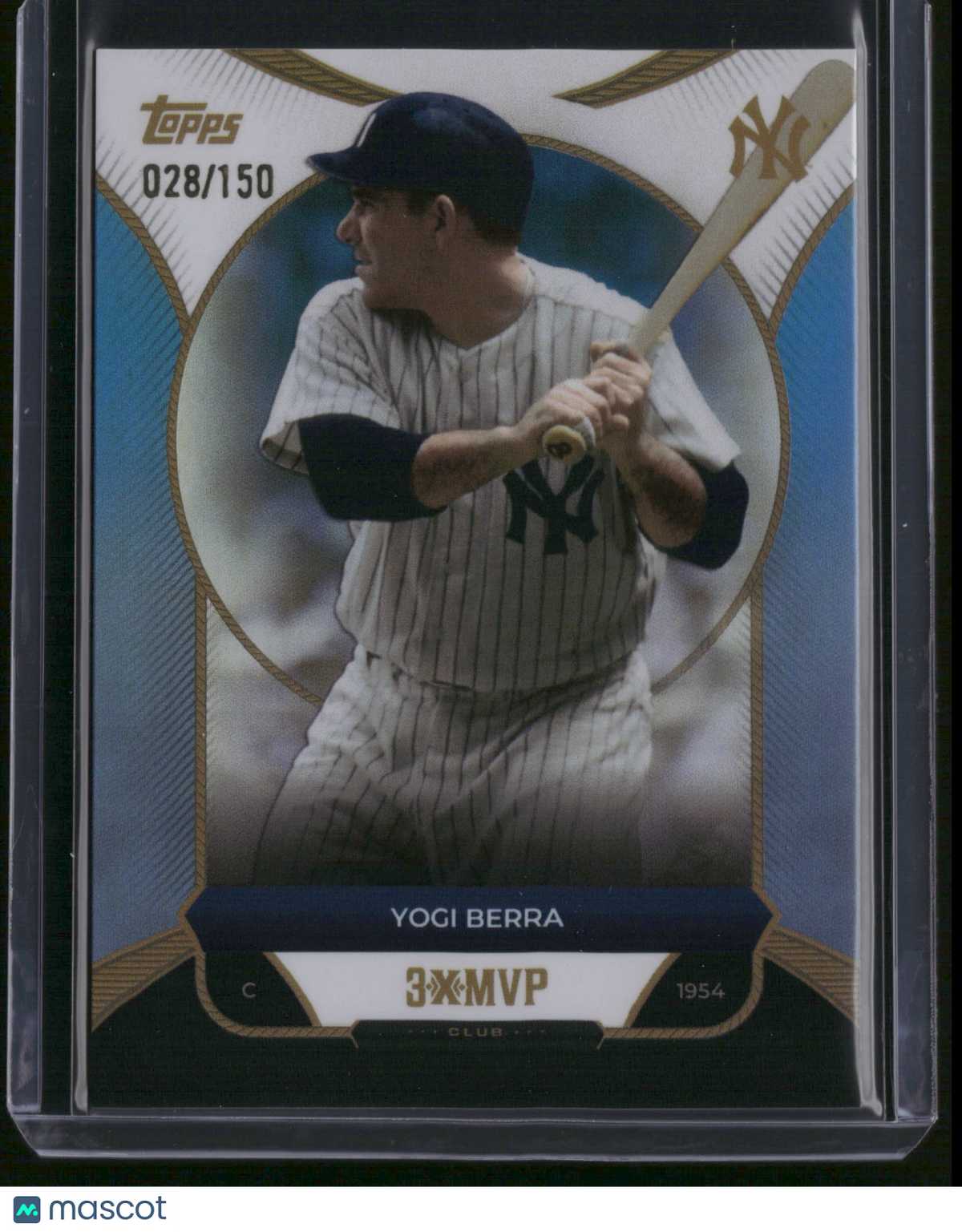 Yogi Berra 2025 Topps Countdown Collection #23 Blue /150