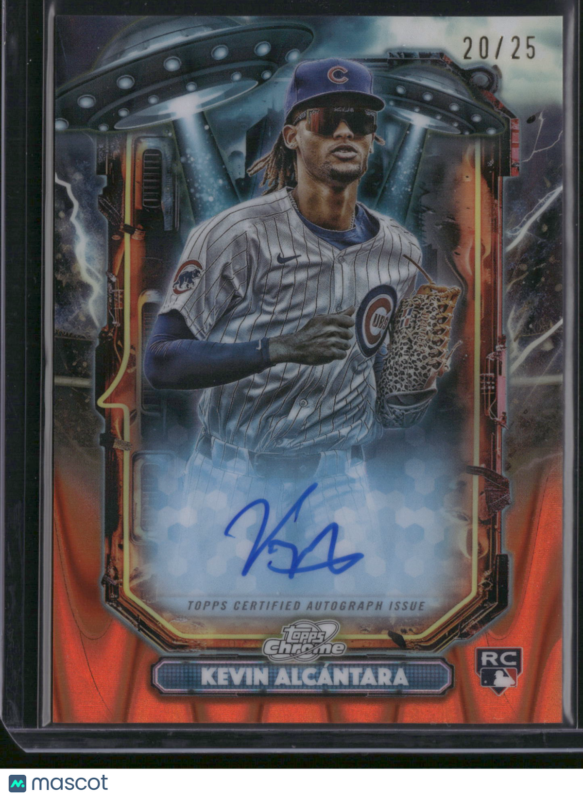 Kevin Alcantara 2025 Topps Cosmic Extraterrestrial #ETA-KA Orange /25 RC Auto