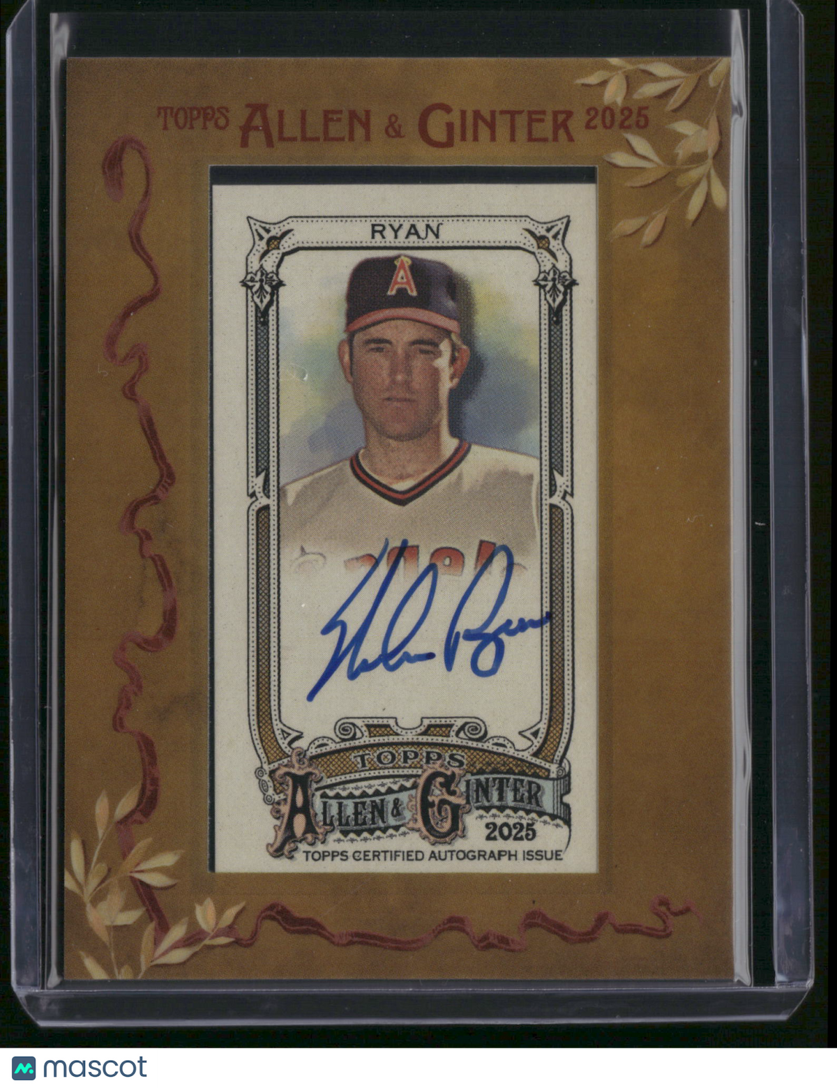 Nolan Ryan 2025 Topps Allen & Ginter #MA-NR Topps Certified Autograph Issue
