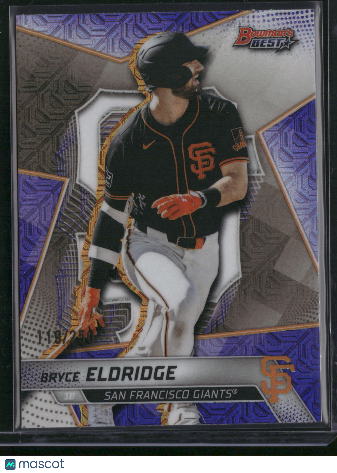 Bryce Eldridge 2025 Topps Bowman's Best #TP-15 Purple Refractor