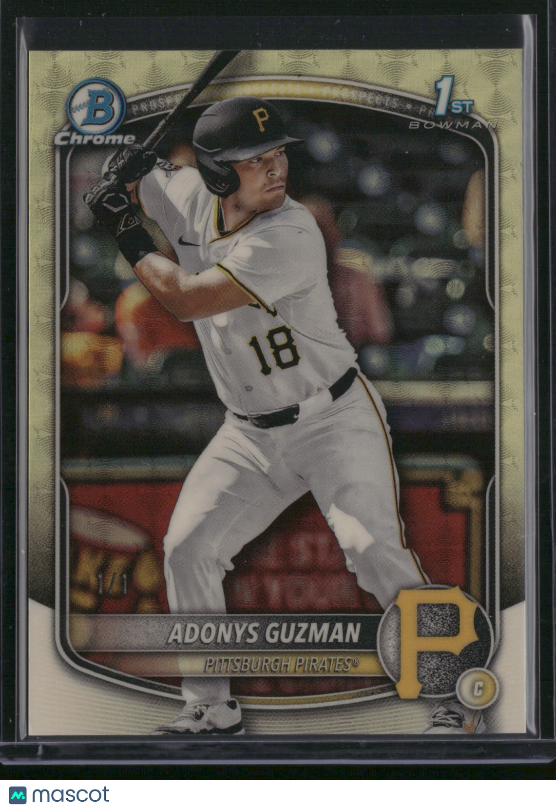 Adonys Guzman 2025 Bowman Chrome #BDC-126 Superfractor