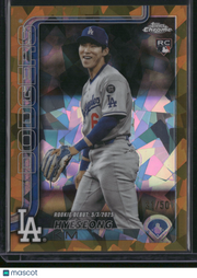 Hye-seong Kim 2025 Topps Chrome Update #USC149 Orange Sapphire /50 RC