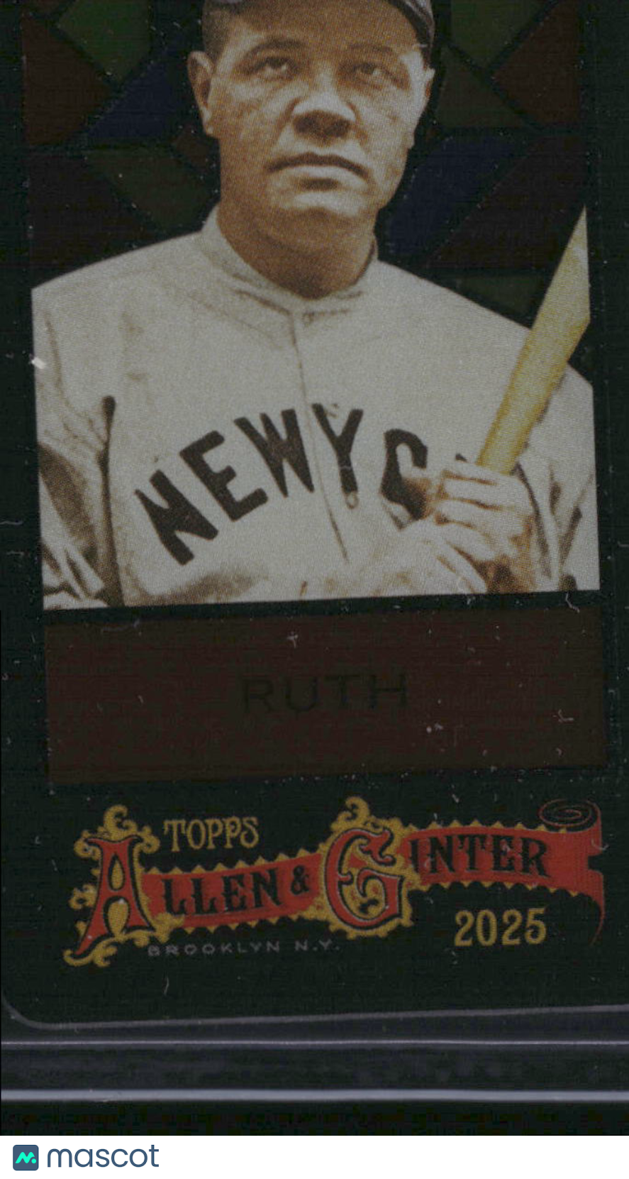 Babe Ruth 2025 Topps Allen & Ginter #371 Stained Glass