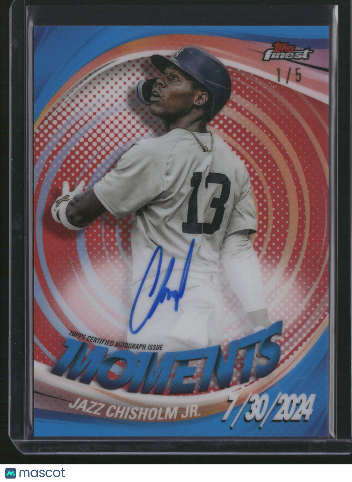 Jazz Chisholm Jr. 2025 Topps Finest Baseball Finest Moments #FMA-JC