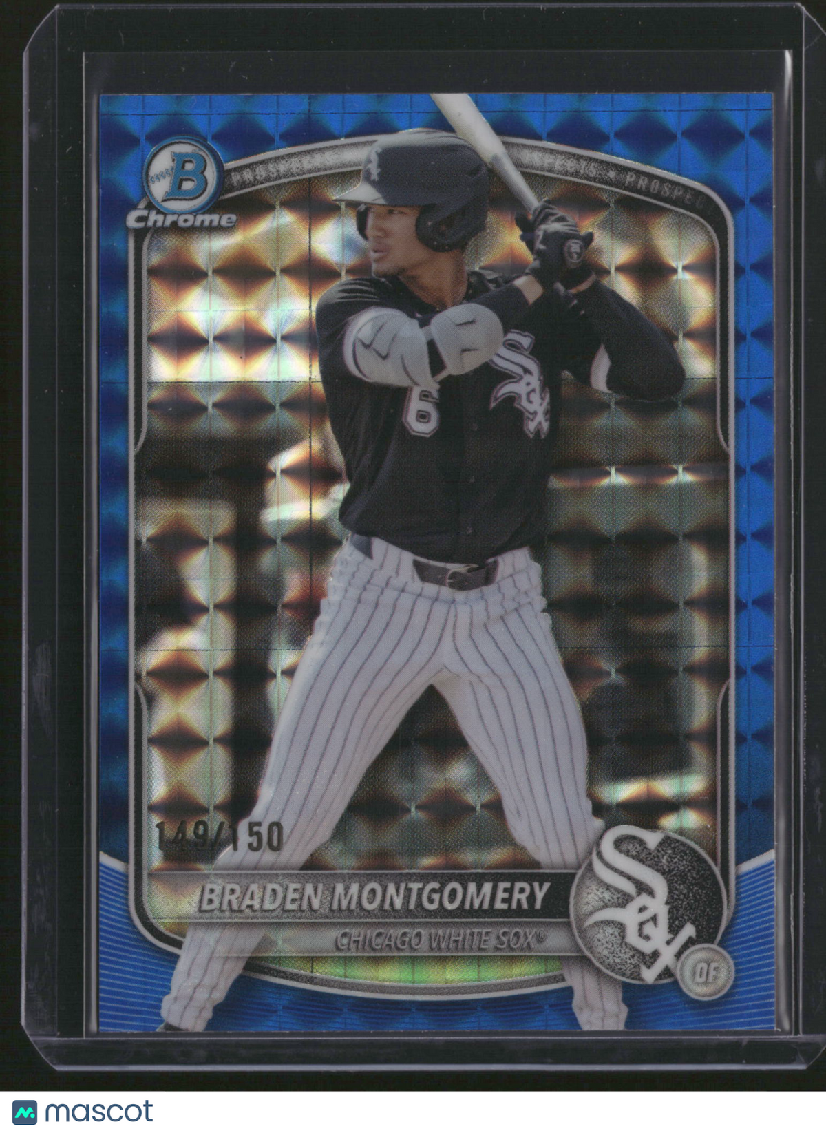 Braden Montgomery 2025 Bowman Chrome #BDC-18 Blue RayWave Refractor