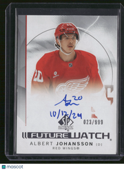 Albert Johansson 2025 Upper Deck SP Authentic Future Watch #171