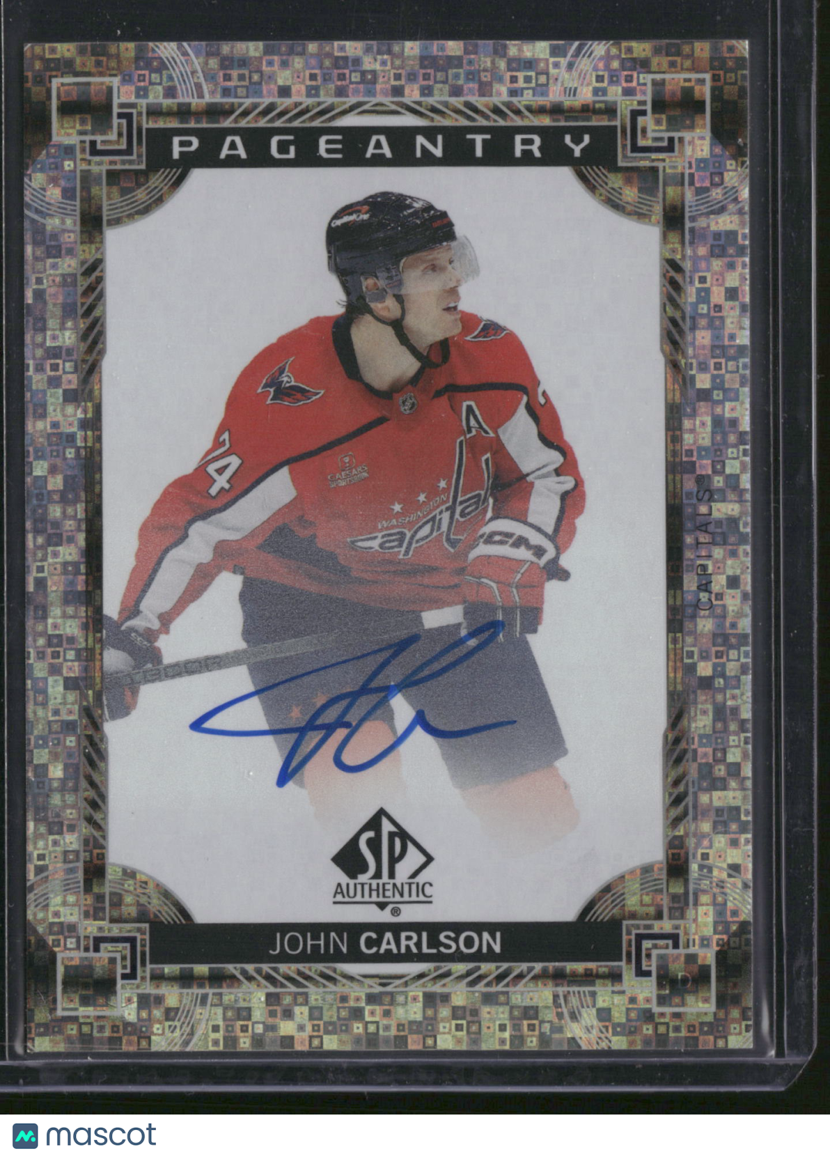 John Carlson 2025 Upper Deck SP Authentic Pageantry #P-25