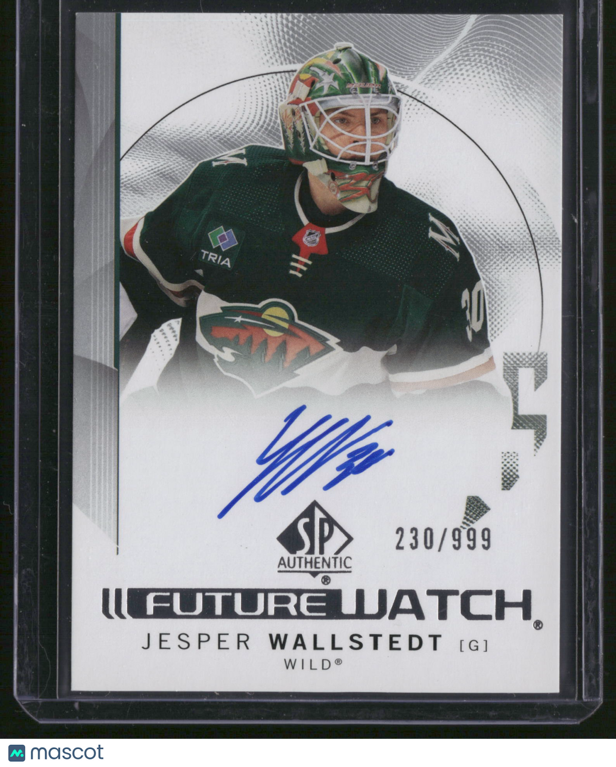 Jesper Wallstedt 2024 Upper Deck SP Authentic Future Watch #103 /999