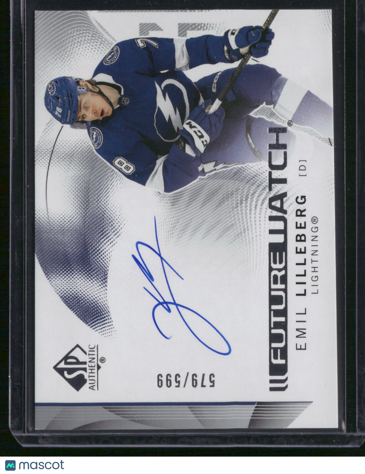 Emil Lilleberg 2025 Upper Deck SP Authentic Future Watch #141 Autograph