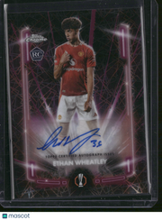 Ethan Wheatley 2025 Topps Chrome UEFA Club Competitions #BLA-EW Black Lazer RC