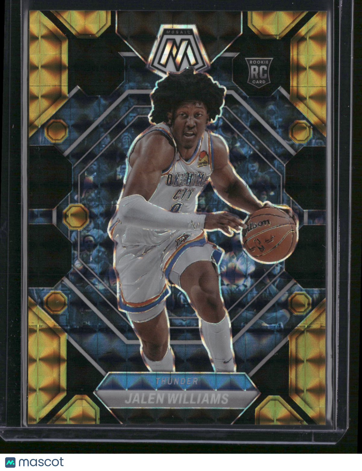 Jalen Williams 2023 Panini Mosaic Basketball #217 Gold /8 RC