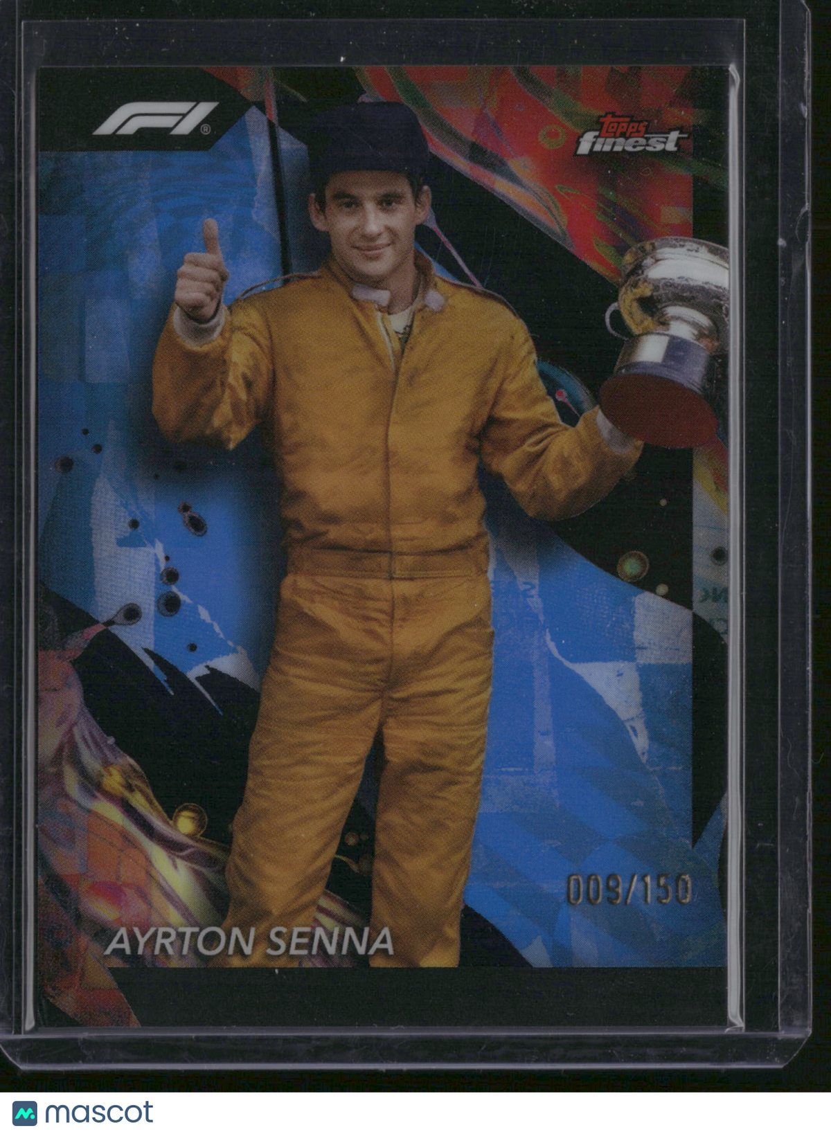 Ayrton Senna 2024 Topps Finest F1 #192 /150
