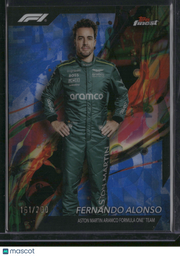 Fernando Alonso 2024 Topps Finest F1 #11 /200