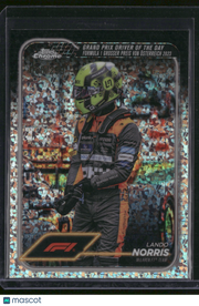 Lando Norris 2024 Topps Chrome Formula 1 #167 Cracked Ice