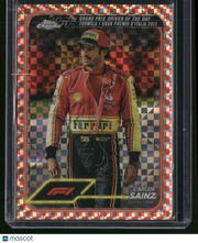 Carlos Sainz 2024 Topps Chrome Formula 1 #172 Checkerboard