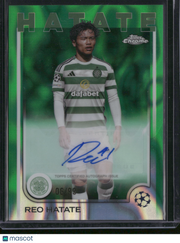 Reo Hatate 2025 Topps Chrome UEFA Club Competitions #CA-HT Green