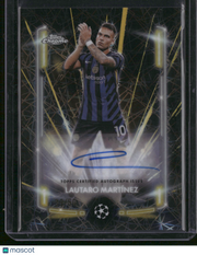 Lautaro Martínez 2025 Topps Chrome UEFA Club Competitions #BLA-LM Black Lazer /50