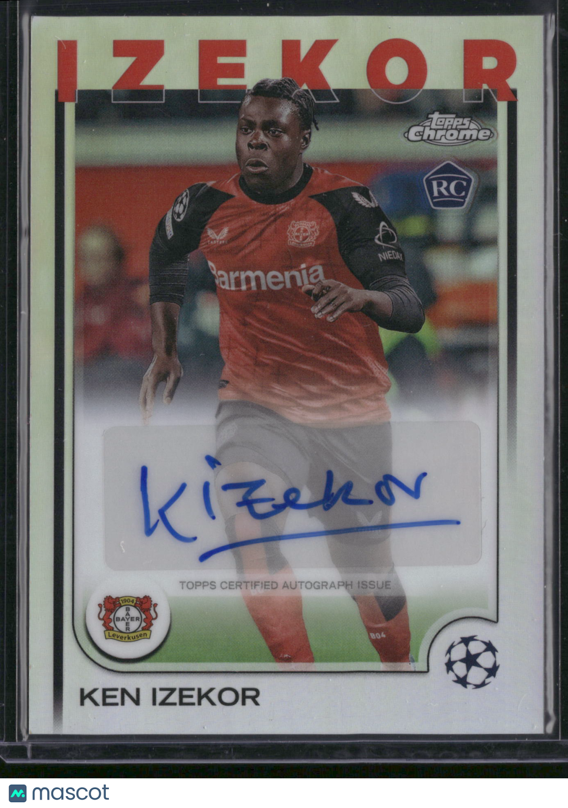 Ken Izekor 2025 Topps Chrome UEFA Club Competitions #CA-KI RC