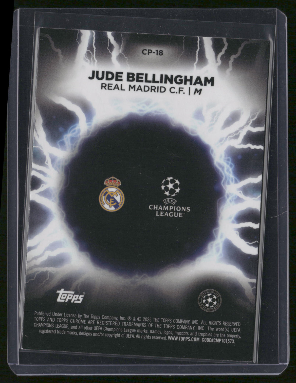 Jude Bellingham 2025 Topps Chrome Charged Particles #CP-18