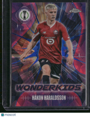 Hákon Haraldsson 2024 Topps Chrome UEFA Club Competitions Wonderkids #WK-5