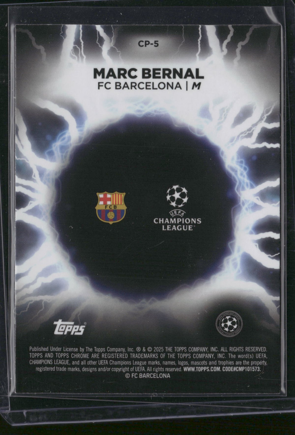 Marc Bernal 2025 Topps Chrome #CP-5 RC