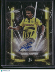 Karim Adeyemi 2025 Topps Chrome UEFA Club Competitions #BLA-KA Black Lazer