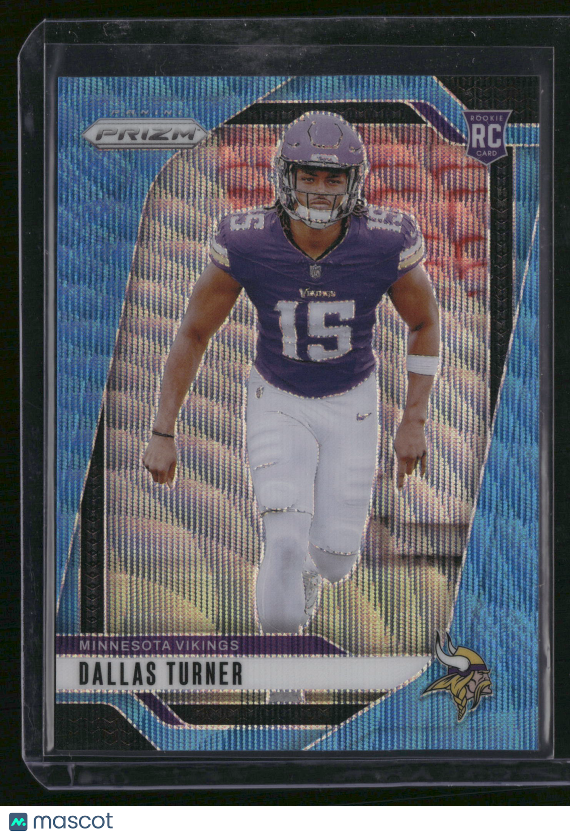 Dallas Turner 2024 Panini Prizm #324 Blue Wave /230 RC