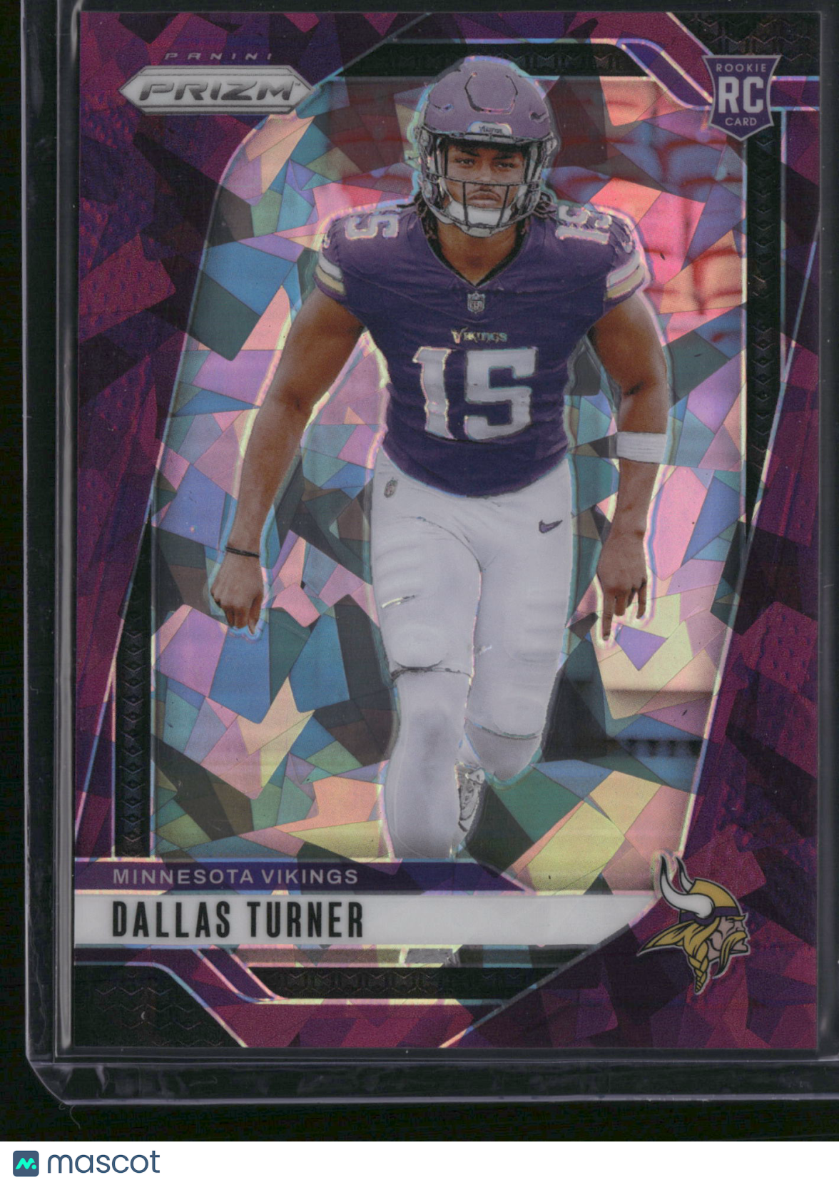 Dallas Turner 2024 Panini Prizm Mosaic #324 Purple /225 RC